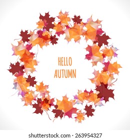 Autumn background. Vector illustration. Eps 10.