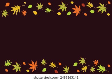 Autumn background. Vector illustration. Nature