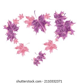Fondo otoñal con hojas de cuña. Diseño de vectores tarjeta de bienvenida decorativa o fondo de diseño de invitación. Ilustración dibujada por mano