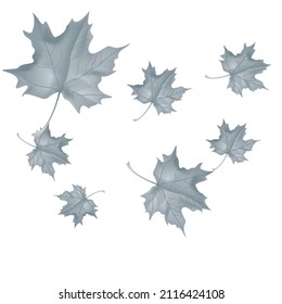 Fondo otoñal con hojas de cuña. Diseño de vectores tarjeta de bienvenida decorativa o fondo de diseño de invitación. Ilustración dibujada por mano