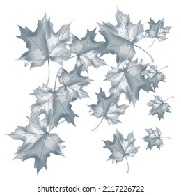 Herbsthintergrund mit Keilblättern. Vectorlayout dekorative Grußkarte oder Einladung Design Hintergrund. Handgezeichnete Illustration