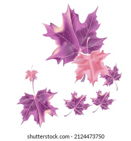 Herbsthintergrund mit Keilblättern. Vectorlayout dekorative Grußkarte oder Einladung Design Hintergrund. Handgezeichnete Illustration