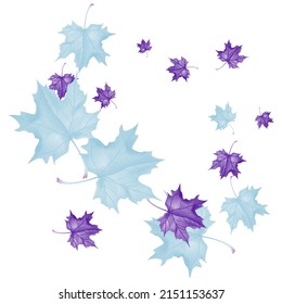 Herbsthintergrund mit Keilblättern. Vectorlayout dekorative Grußkarte oder Einladung Design Hintergrund. Handgezeichnete Illustration
