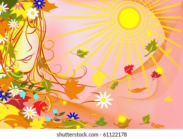 Autumn background  for your projects