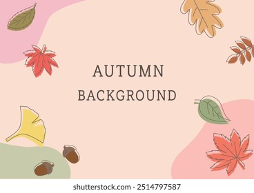 autumn background,a background consisting of autumn leaves