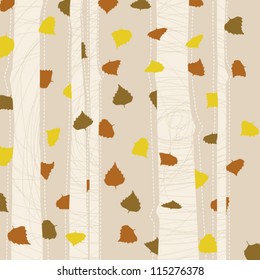 Autumn Background/Birch