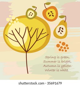 pancarta de otoño