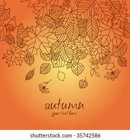 pancarta de otoño