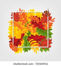 Pancarta de otoño