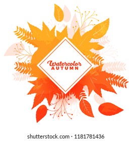 Autumn Banner. Autumn Banner Background. 
Colorful Fall Leaves Background