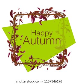 Autumn banner design