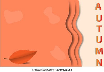diseño de banner de otoño   tipo de vector de modelo