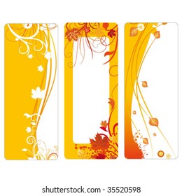 Autumn banners.