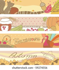autumn banners