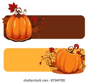 Autumn banners