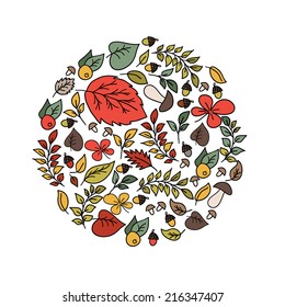 Autumn beauty card
