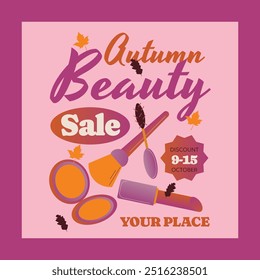 Autumn Beauty Sale Social Media Post