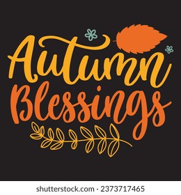 Autumn blessings - fall design