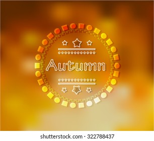 Autumn Blurry Background