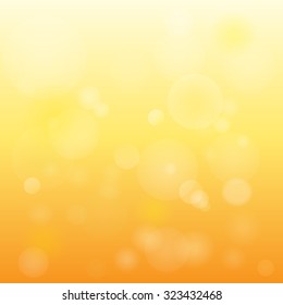 Autumn bokeh abstract light background. Vector illustration