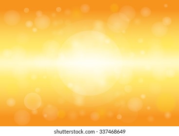 Autumn bokeh abstract light background. Vector illustration.