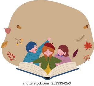 Autumn book festival event for kids