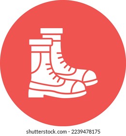 Autumn Boots vector icon. Can be used for printing, mobile and web applications.
