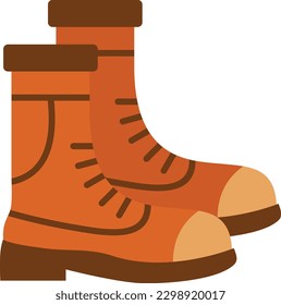 Autumn Boots vector icon. Can be used for printing, mobile and web applications.