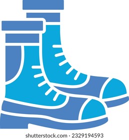 Autumn Boots vector icon. Can be used for printing, mobile and web applications.