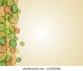 autumn border. autumn border concept