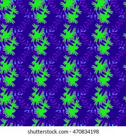 Autumn bright colors leaves carved seamless pattern for background or design work.