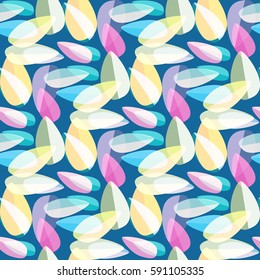 Autumn bright colors leaves carved seamless pattern for background or design work.