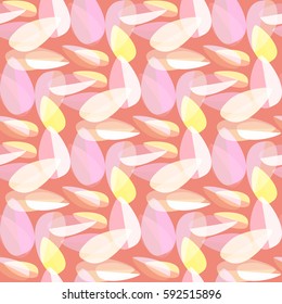Autumn bright colors leaves carved seamless pattern for background or design work.