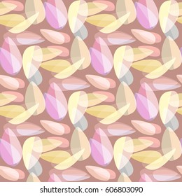 Autumn bright colors leaves carved seamless pattern for background or design work.