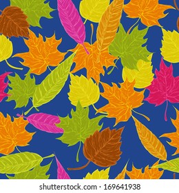 Autumn bright leaf