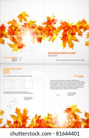 Autumn business brochure design