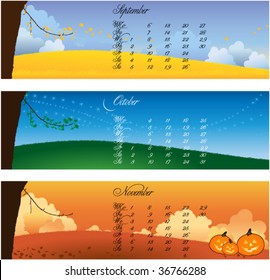 autumn calendar
