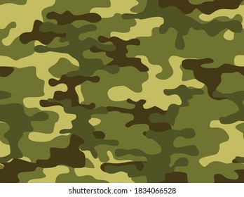 
Autumn camouflage. Seamless pattern.Abstract background. Military texture. Vector. Print