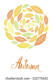 Autumn card