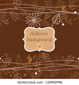 Autumn card