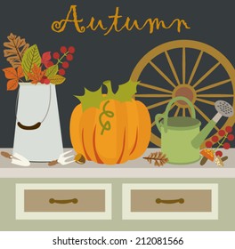 Autumn card