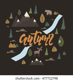 Autumn card