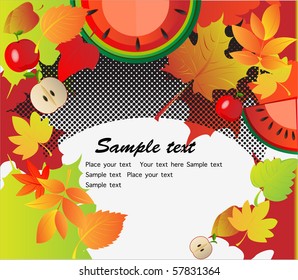  Autumn card