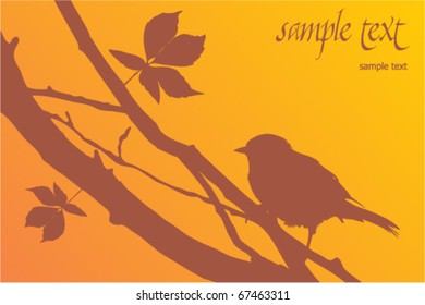 Autumn card