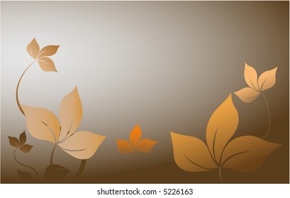 Autumn Card , vector work