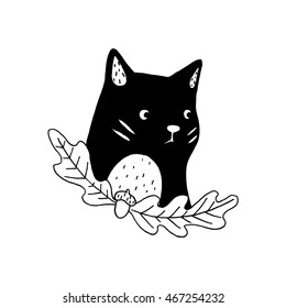 Autumn cat