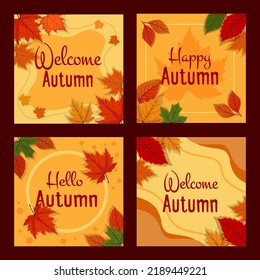 Autumn Celebration Social Media Post Design