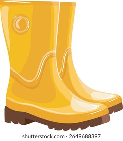 Autumn clothes in yellow and red colors on white background