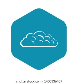 Autumn cloud icon. Simple illustration of autumn cloud vector icon for web