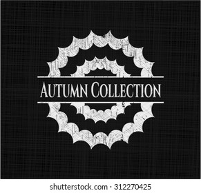 Autumn Collection chalkboard emblem